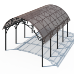 Металлический Навес НВ-15