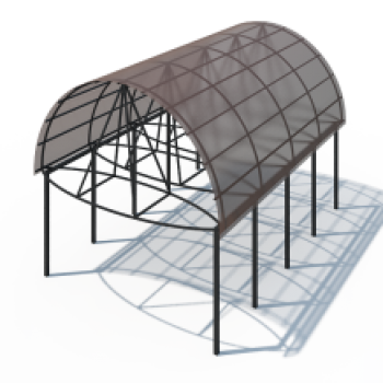 Металлический Навес НВ-16