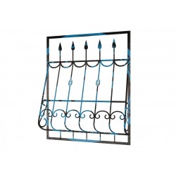 Кованая дутая решетка-39