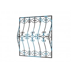 Кованая дутая решетка-24